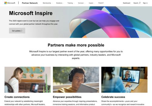 
                            1. Microsoft Inspire - Microsoft Partner Network