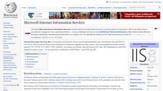 
                            11. Microsoft Internet Information Services – Wikipedia