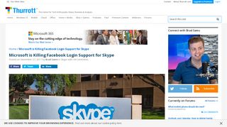 
                            7. Microsoft is Killing Facebook Login Support for Skype - Thurrott.com