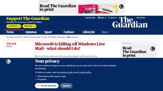 
                            6. Microsoft is killing off Windows Live Mail – what should I do ...