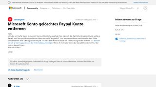 
                            13. Microsoft Konto gelöschtes Paypal Konto entfernen - Microsoft ...