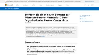 
                            4. Microsoft-Konto Ihrer Organisation Microsoft Partner Network ID ...