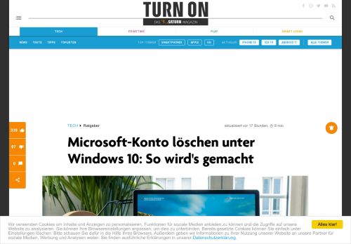 
                            5. Microsoft-Konto löschen unter Windows 10: So wird's gemacht