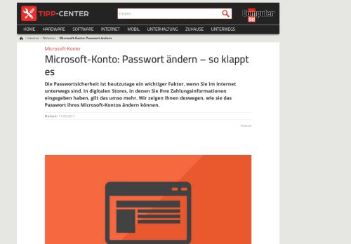 
                            12. Microsoft-Konto: Passwort ändern | TippCenter