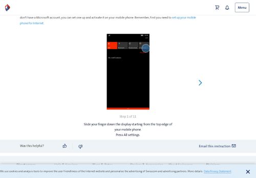 
                            13. Microsoft Lumia 950 - Set up a Microsoft account on your mobile ...