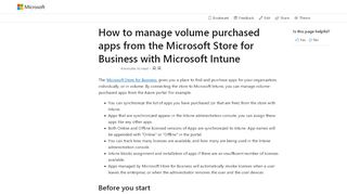 
                            2. ビジネス向け Microsoft ストア アプリの管理 | Microsoft Docs