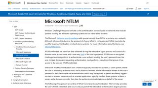 
                            1. Microsoft NTLM - Windows applications | Microsoft Docs