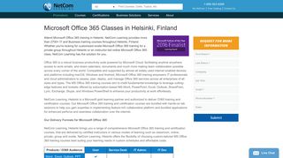 
                            11. Microsoft Office 365 Classes in Helsinki, Finland - NetCom Learning