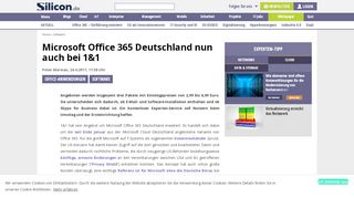 
                            10. Microsoft Office 365 Deutschland nun auch bei 1&1 - silicon.de