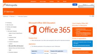 
                            10. Microsoft Office 365 Education - IT Services - Metropolia Confluence