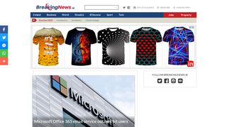 
                            7. Microsoft Office 365 email service outages hit users ... - BreakingNews.ie