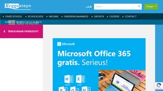 
                            11. Microsoft Office 365 gratis! | Reggesteyn