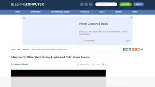 
                            10. Microsoft Office 365 Having Login and Activation Issues