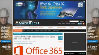 
                            3. Microsoft Office 365 Home Update: More Users And More Sign-ins