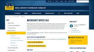 
                            7. Microsoft Office 365 | Information Technology | Drexel University