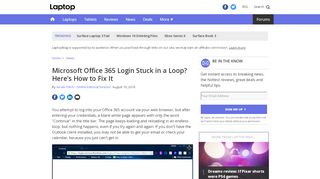 
                            7. Microsoft Office 365 Login Stuck in a Loop? Here's How to Fix It