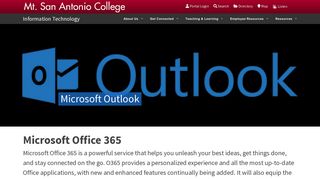
                            9. Microsoft Office 365 - Mt. SAC
