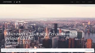 
                            3. Microsoft Office 365 Percuma untuk pelajar UiTM – ZAYD ...