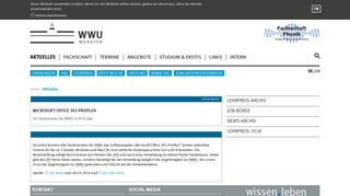 
                            6. Microsoft Office 365 ProPlus für Studierende der WWU erhältlich ...