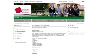 
                            10. Microsoft Office 365 ProPlus - Hochschule München - Zentrale IT