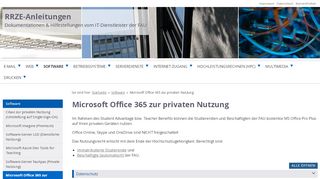 
                            10. Microsoft Office 365 zur privaten Nutzung › Anleitungen