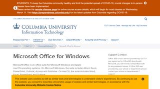 
                            11. Microsoft Office | Columbia University Information Technology