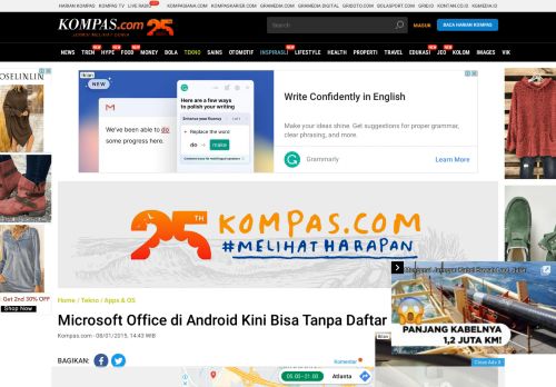 
                            8. Microsoft Office di Android Kini Bisa Tanpa Daftar - Kompas.com
