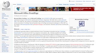
                            6. Microsoft Office FrontPage – Wikipedia