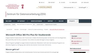 
                            7. Microsoft Office für Studierende - Universität Tübingen