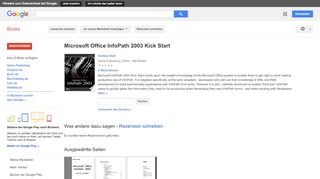 
                            10. Microsoft Office InfoPath 2003 Kick Start - Google Books-Ergebnisseite