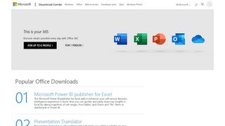 
                            5. Microsoft Office - Microsoft Download Centre