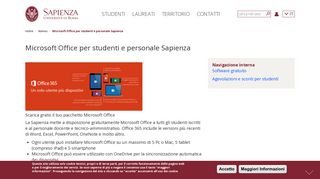 
                            9. Microsoft Office per studenti e personale Sapienza | Sapienza ...