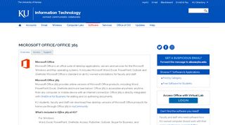 
                            11. Microsoft Office/Office 365 | Information Technology