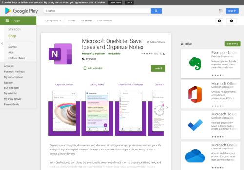 
                            6. Microsoft OneNote - Apps on Google Play