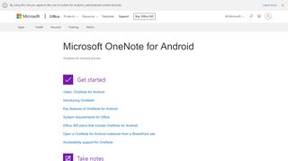 
                            4. Microsoft OneNote for Android - OneNote for Android - Office Support