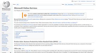 
                            4. Microsoft Online Services - Wikipedia
