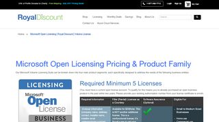 
                            13. Microsoft Open Licensing | Royal Discount | Volume License