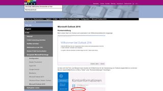 
                            12. Microsoft Outlook 2016 — Rechenzentrum