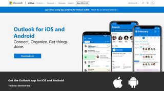 
                            3. Microsoft Outlook for iOS and Android - Microsoft Office - Office 365