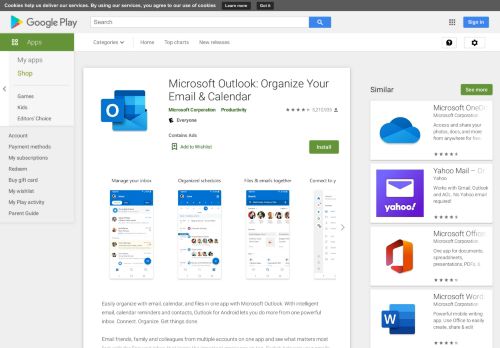 
                            8. Microsoft Outlook - Google Play のアプリ