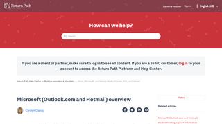 
                            11. Microsoft (Outlook.com and Hotmail) overview - Return Path Help Center