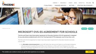 
                            13. Microsoft OVS-ES Agreement for Schools - Phoenix Software