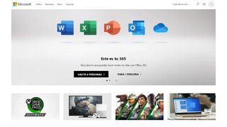 
                            3. Microsoft: página principal