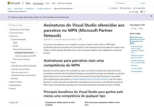 
                            7. Microsoft Partner Network - Microsoft Docs