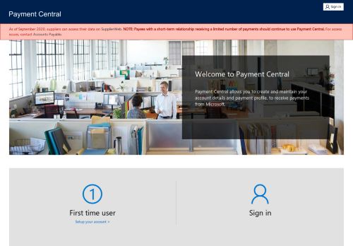 
                            9. Microsoft Payment Central | Microsoft Procurement