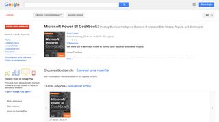 
                            8. Microsoft Power BI Cookbook: Creating Business Intelligence ...