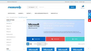 
                            10. Microsoft Practice Tests - Microsoft Technical - MeasureUp