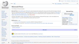 
                            11. Microsoft Press - Wikipedia
