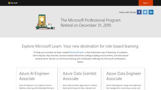 
                            3. Microsoft Professional Program (MPP)