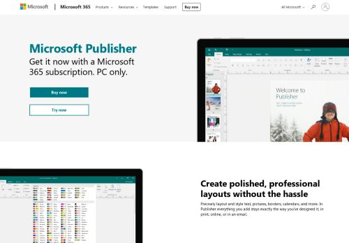 
                            2. Microsoft Publisher Desktop Publishing, DTP Software - Microsoft Office